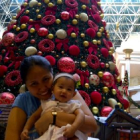 Christmas tree at Wafi Mall