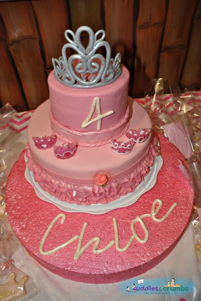 Princess Pink Tiara Cake